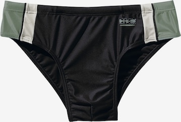 H.I.S Bathing trunks in Black: front