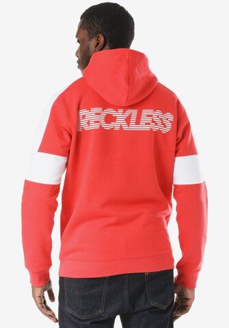 Young & Reckless Sweatshirt 'Vintage' in Rot