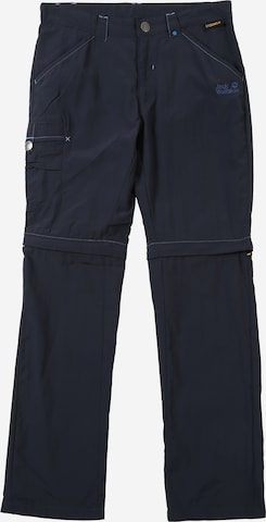 Regular Pantalon d'extérieur 'Safari' JACK WOLFSKIN en bleu : devant