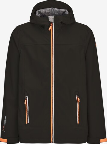 KILLTEC Regular fit Outdoor jacket 'Adjero' in Black: front