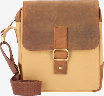 Dermata Crossbody Bag in Brown: front