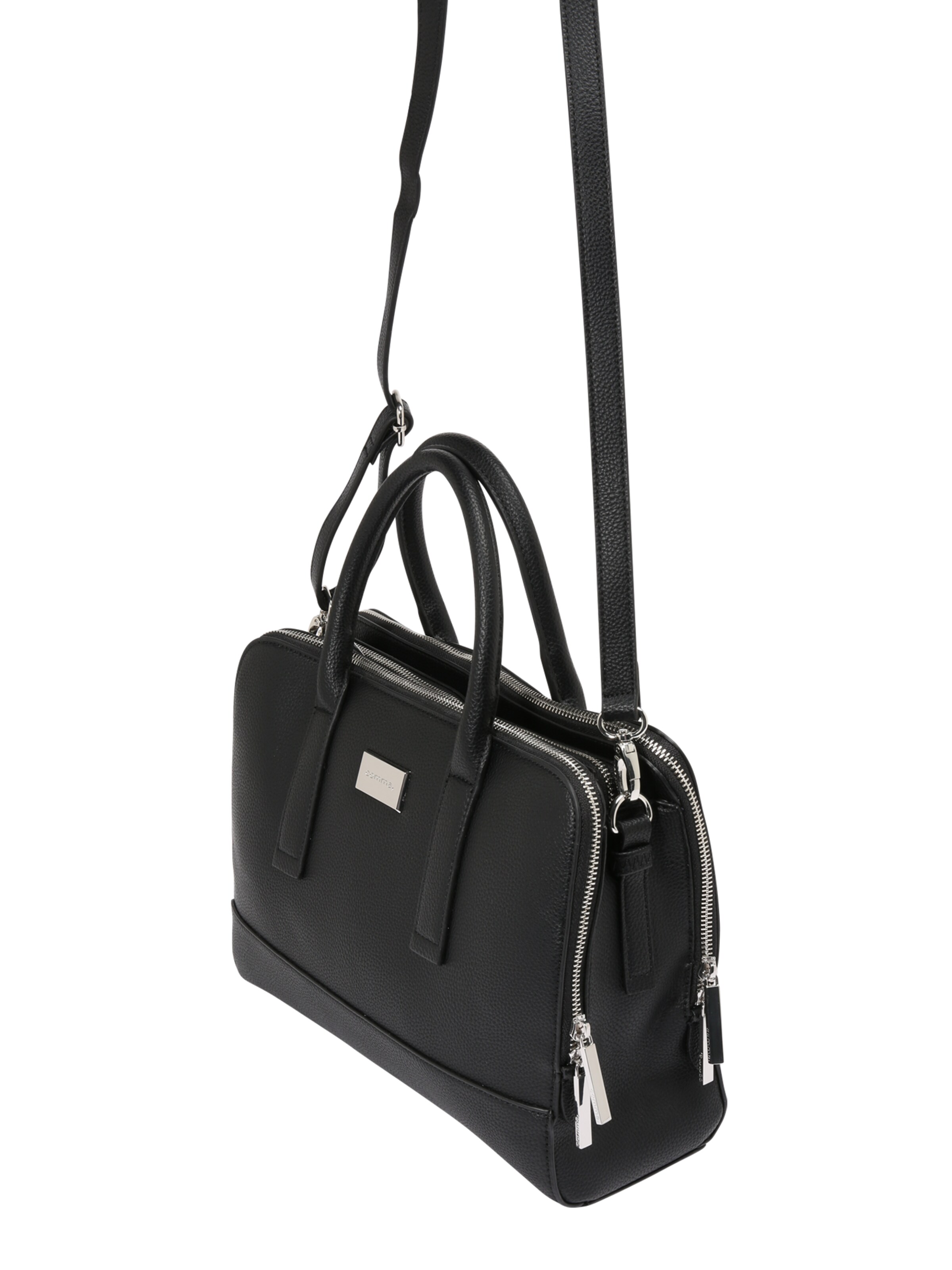 COMMA Kabelka 'Pure Elegance' – černá: boční strana