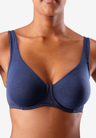 Invisible Soutien-gorge minimiseur PETITE FLEUR en bleu : devant