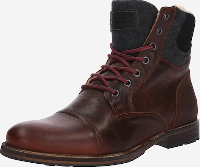 BULLBOXER Lace-Up Boots in Auburn / Dark grey, Item view