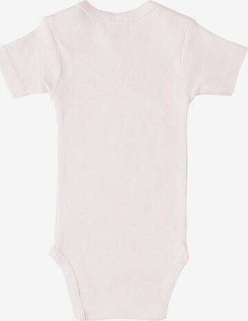 LOGOSHIRT Baby-Body 'Kuschelweich-Logo' in Pink