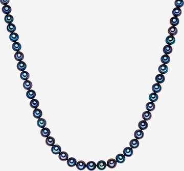 Valero Pearls Necklace in Blue: front