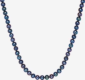 Valero Pearls Necklace in Blue: front