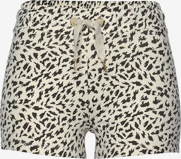 Pantalon de pyjama BUFFALO en beige : devant