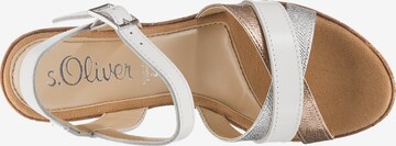 s.Oliver Sandalen met riem in Wit