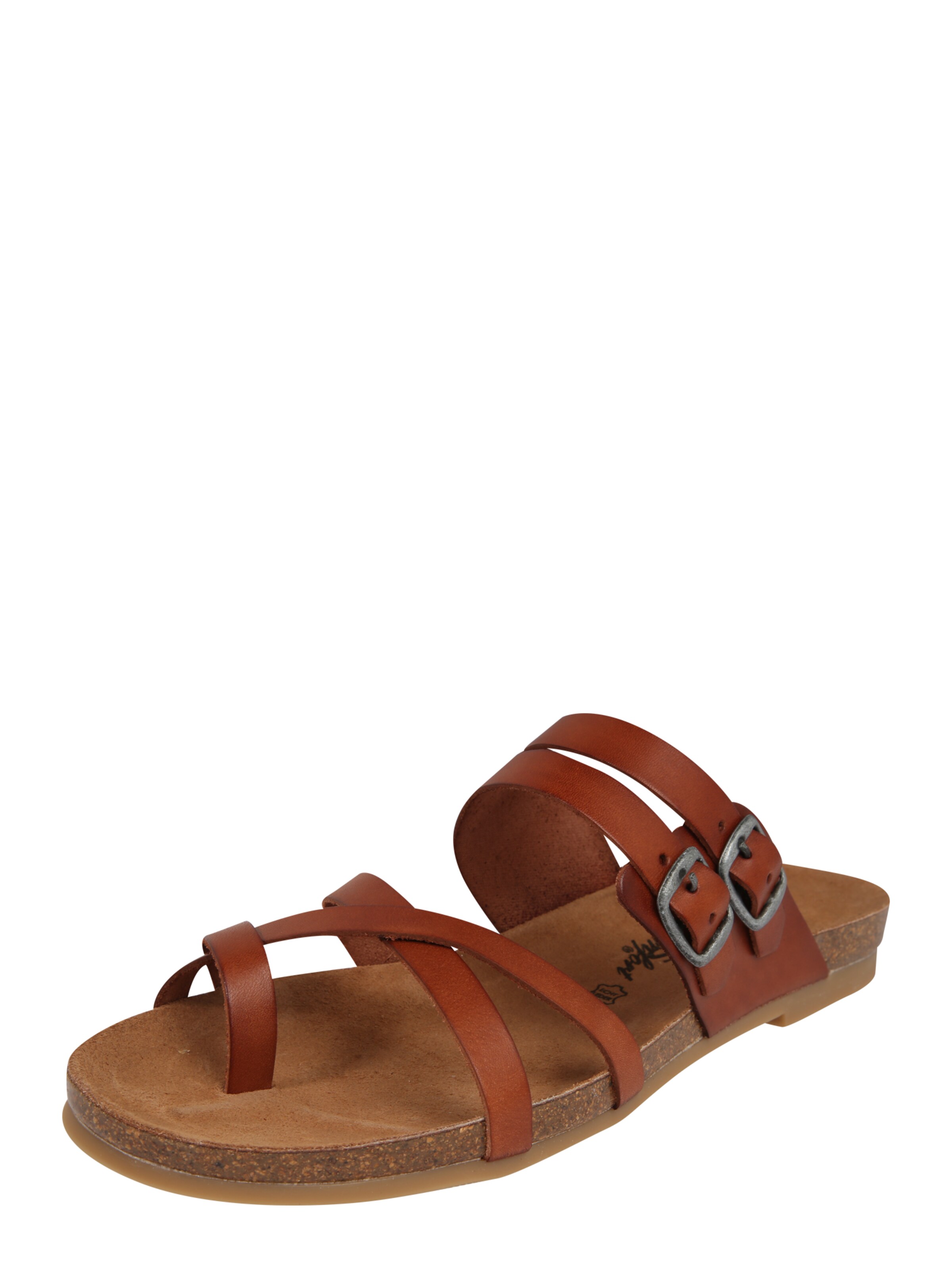 COSMOS COMFORT T-bar sandals in Brown: front