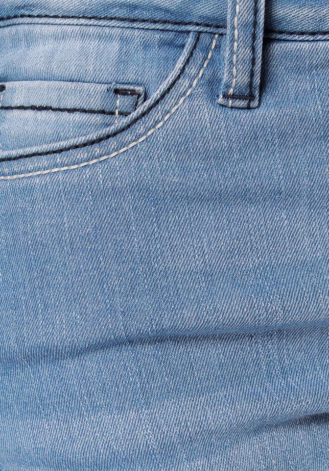 ARIZONA Arizona Jeansshorts »Kontrastnähte« in Blau 