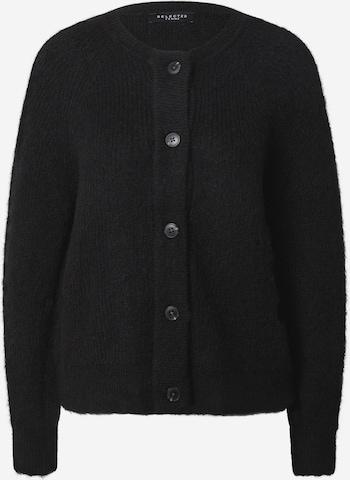 Cardigan 'Lulu' SELECTED FEMME en noir : devant