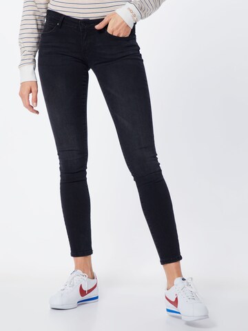 Skinny Jeans de la ONLY pe negru: față