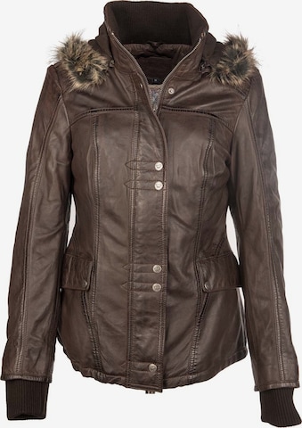 MUSTANG Winter Jacket 'Meighen' in Brown: front