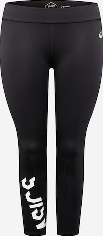 ASICS Workout Pants 'ESNT' in Black: front