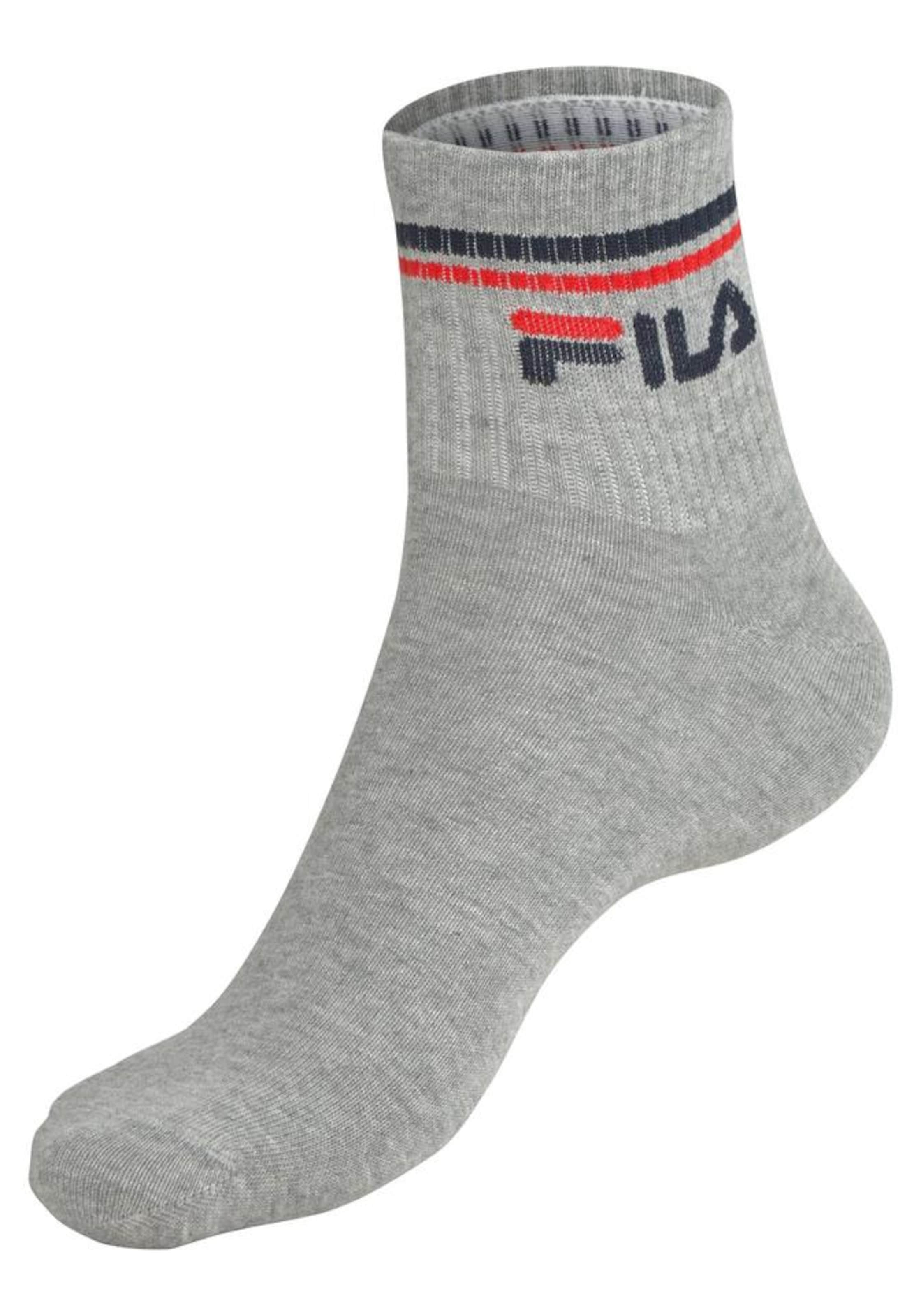FILA Sportovní ponožky – šedá