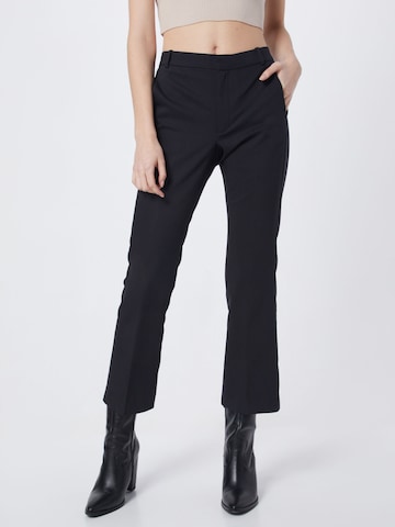 InWear Pleated Pants in Black: front