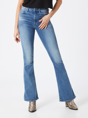 G-Star RAW Flared Jeans in Blue: front