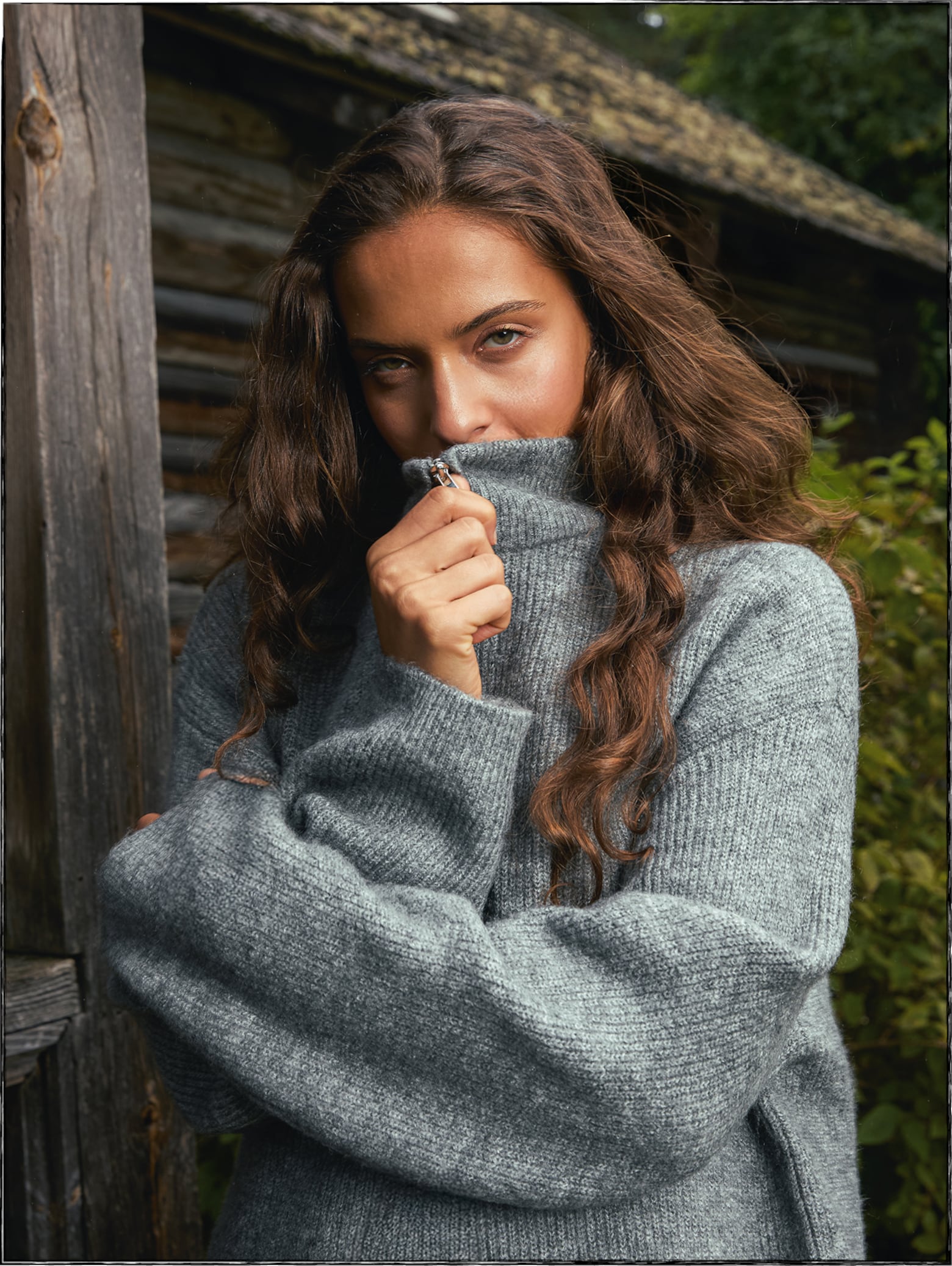 Laiqah - All Grey Knit Look