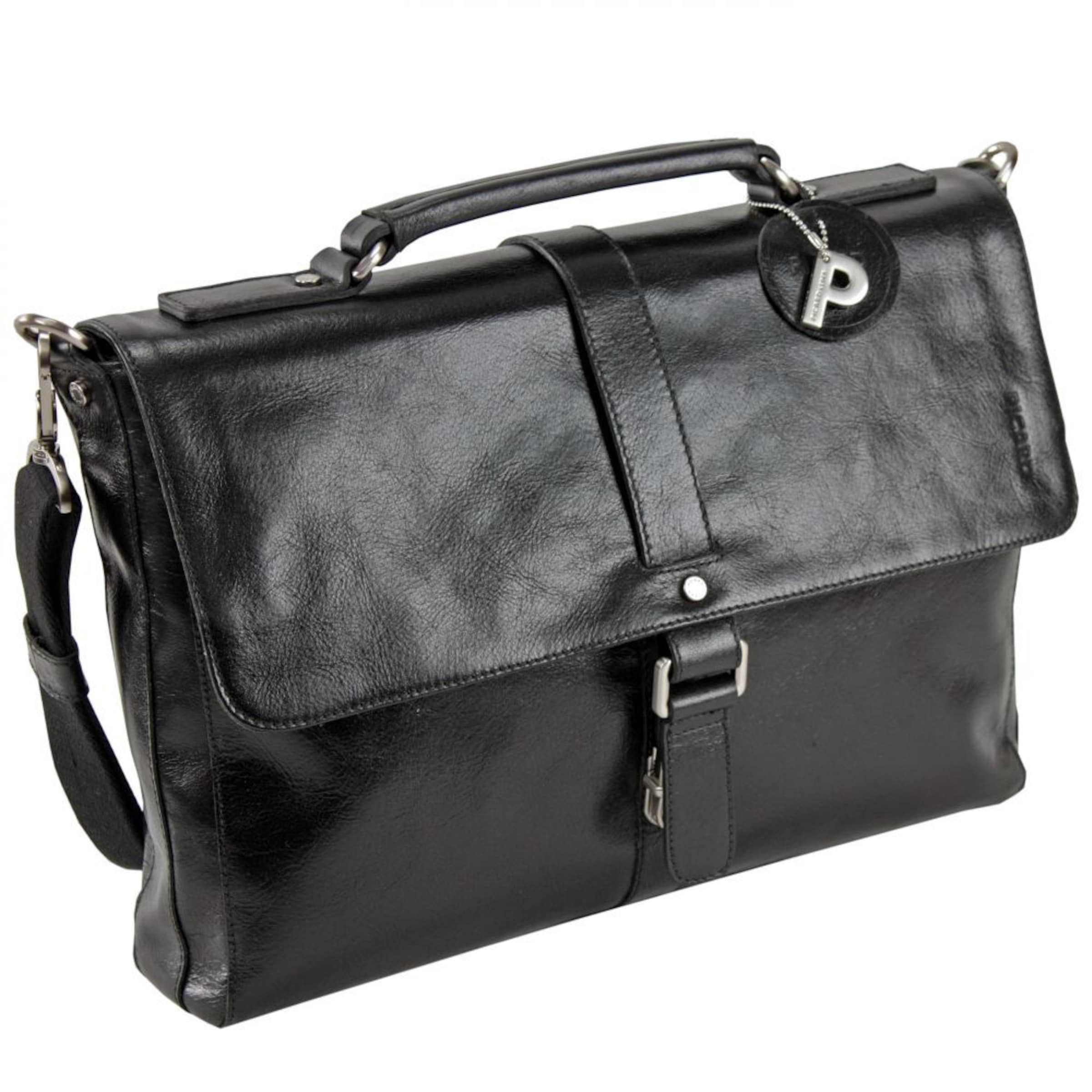 Picard Aktentas 'Buddy' in Zwart: voorkant