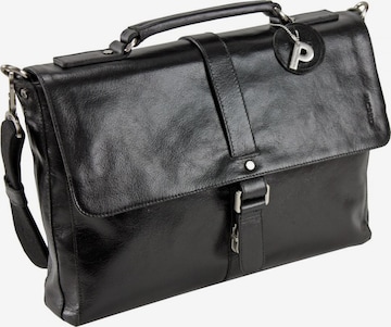 Picard Document Bag in Black: front