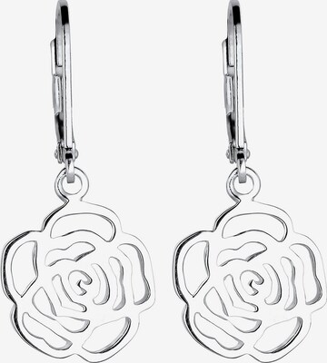 ELLI Earrings 'Blume' in Silver: front