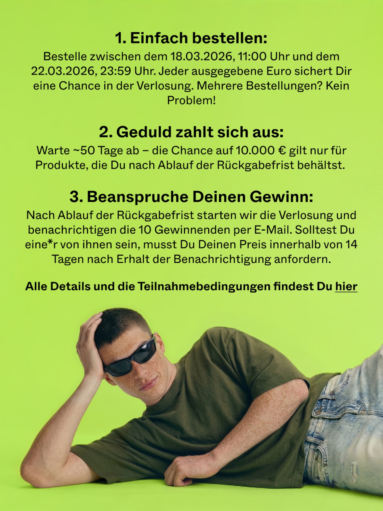 Shoppen & Chance auf 1 von 10 Shopping Guthaben sichern Gewinne 10.000 € Shopping Guthaben