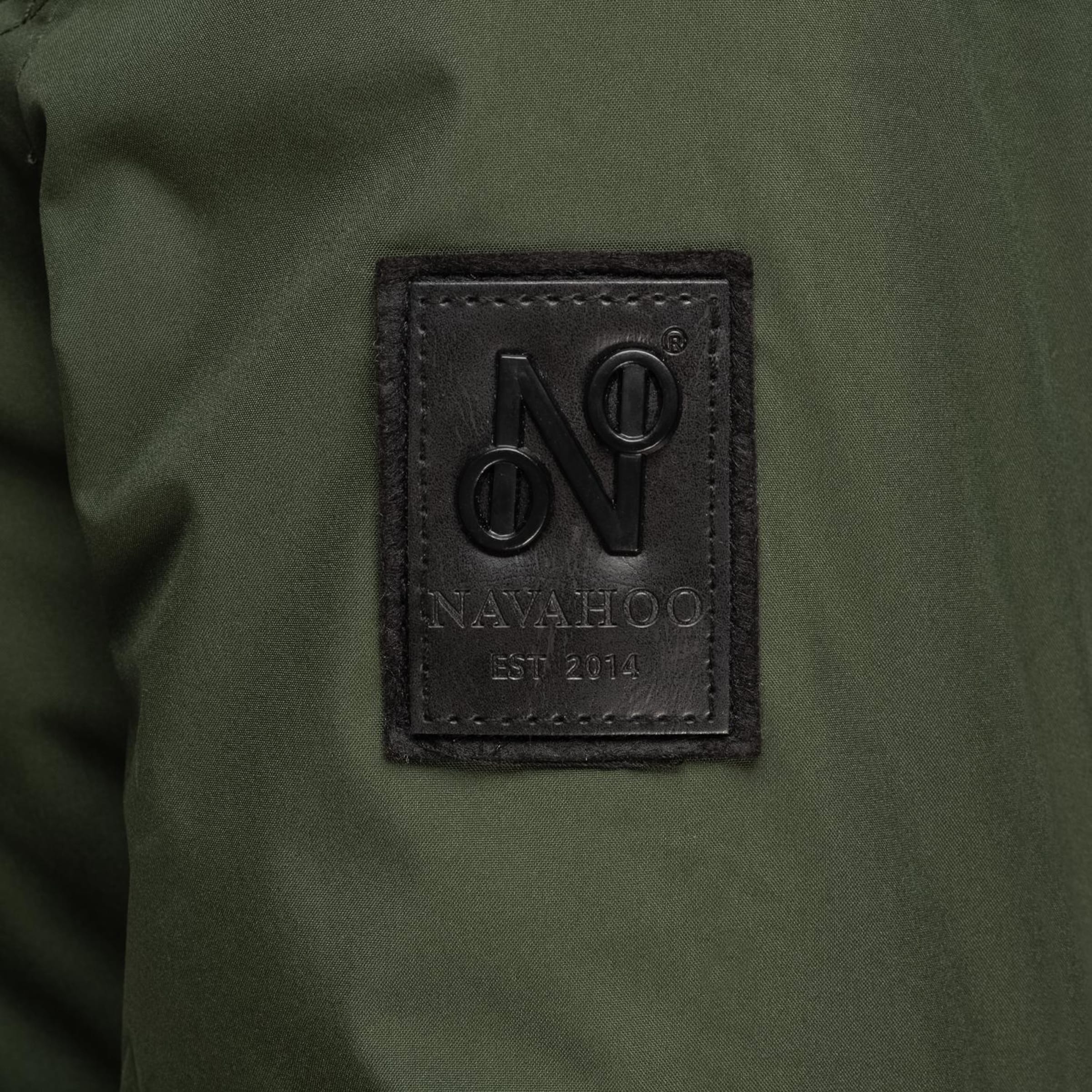 NAVAHOO Vinterkappa i grön