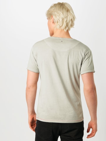 Key Largo Regular Fit T-Shirt 'MT BEARDED BIKDER' in Grau