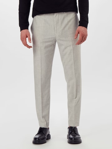 BURTON MENSWEAR LONDON Slimfit Kalhoty s puky – šedá: přední strana