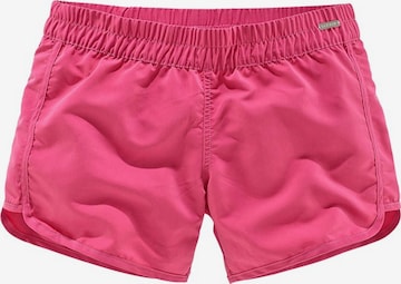 LASCANA Plavecké šortky – pink: přední strana