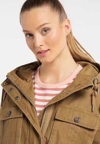 DreiMaster Vintage Between-Season Jacket in Brown: front