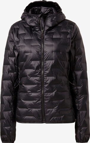 ADIDAS TERREX Outdoor Jacket in Black: front