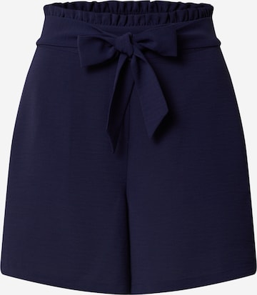 ABOUT YOU Wide leg Pleat-front trousers 'Sana' in Blue: front