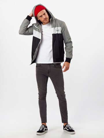 INDICODE JEANS Between-Season Jacket 'Keyse' in Grey