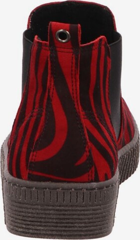 GABOR Chelsea Boots in Red