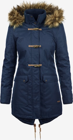 DESIRES Winter Coat 'Bea' in Blue: front