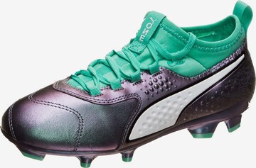 PUMA Sportschoen 'ONE 3 Illuminate FG' in Groen: voorkant