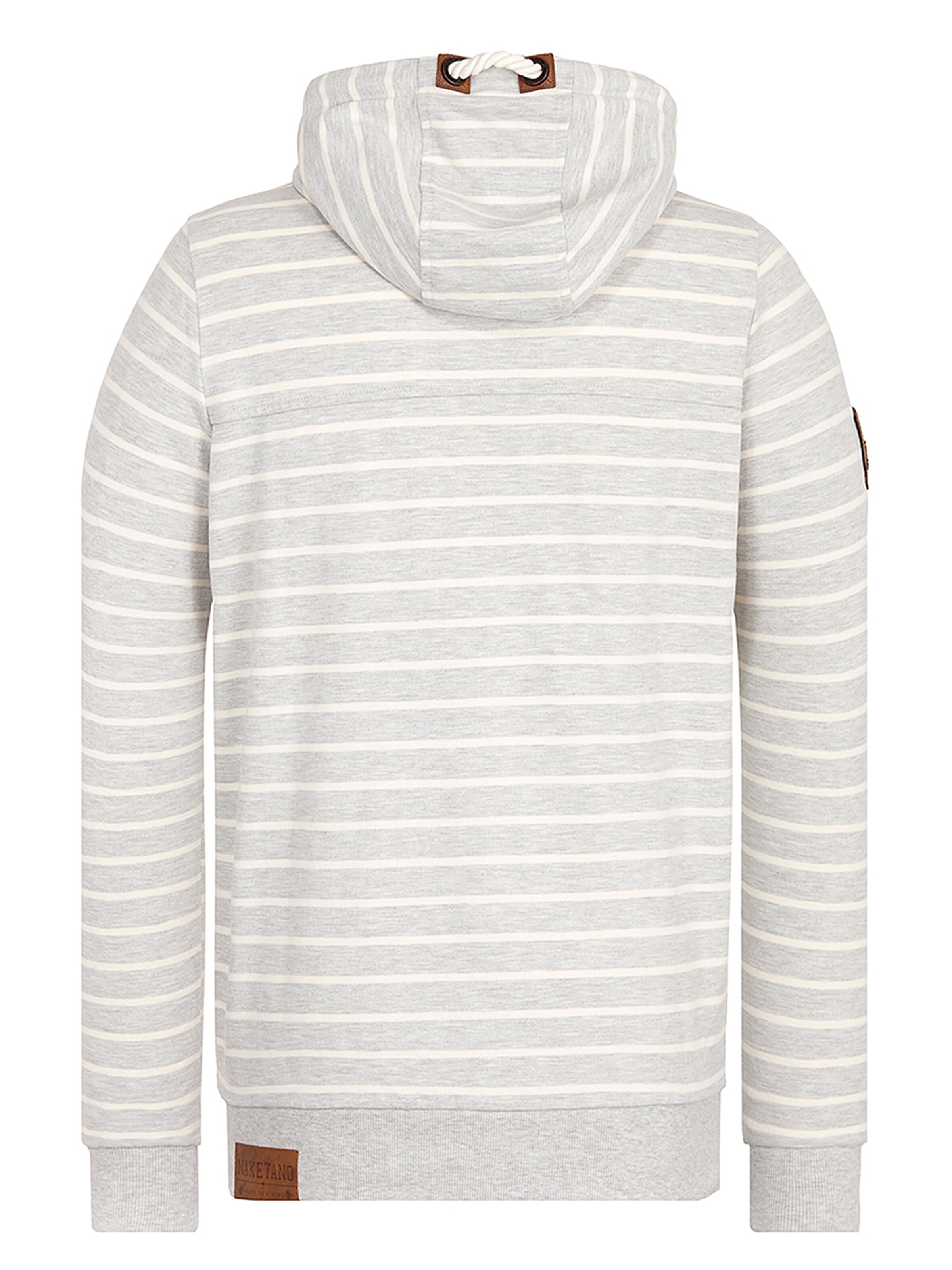 Naketano Kapuzenpullover In Grau Weiss About You