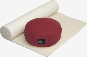 YOGISTAR.COM Mat 'Meditation Natur' in Red: front