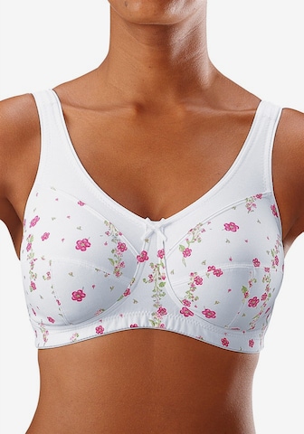 Minimiseur Soutien-gorge PETITE FLEUR en blanc : devant