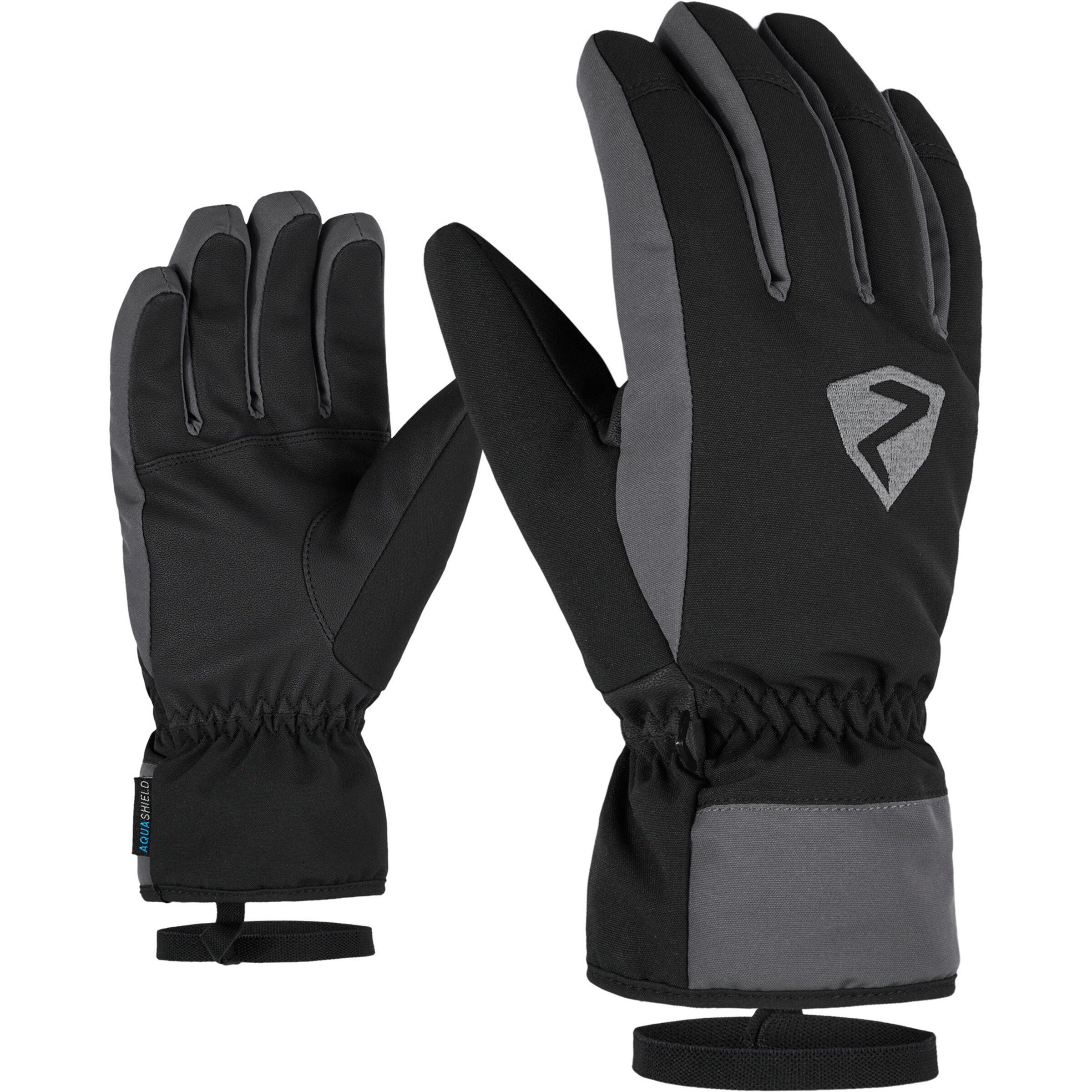 ZIENER - Skihandschuhe 'Gerino AS(R)' in dunkelgrau