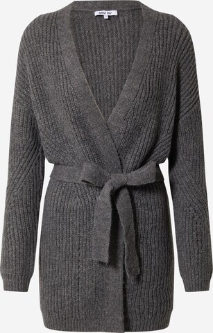 ABOUT YOU Knit cardigan 'Aleana' in Grey: front