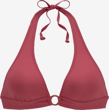 s.Oliver Triangle Bikini top 'Rome' in Red: front