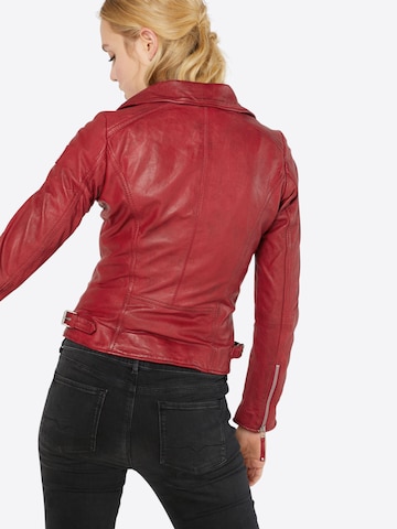 FREAKY NATION Lederjacke in Rot