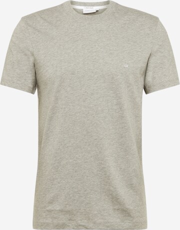 T-Shirt Calvin Klein en gris : devant