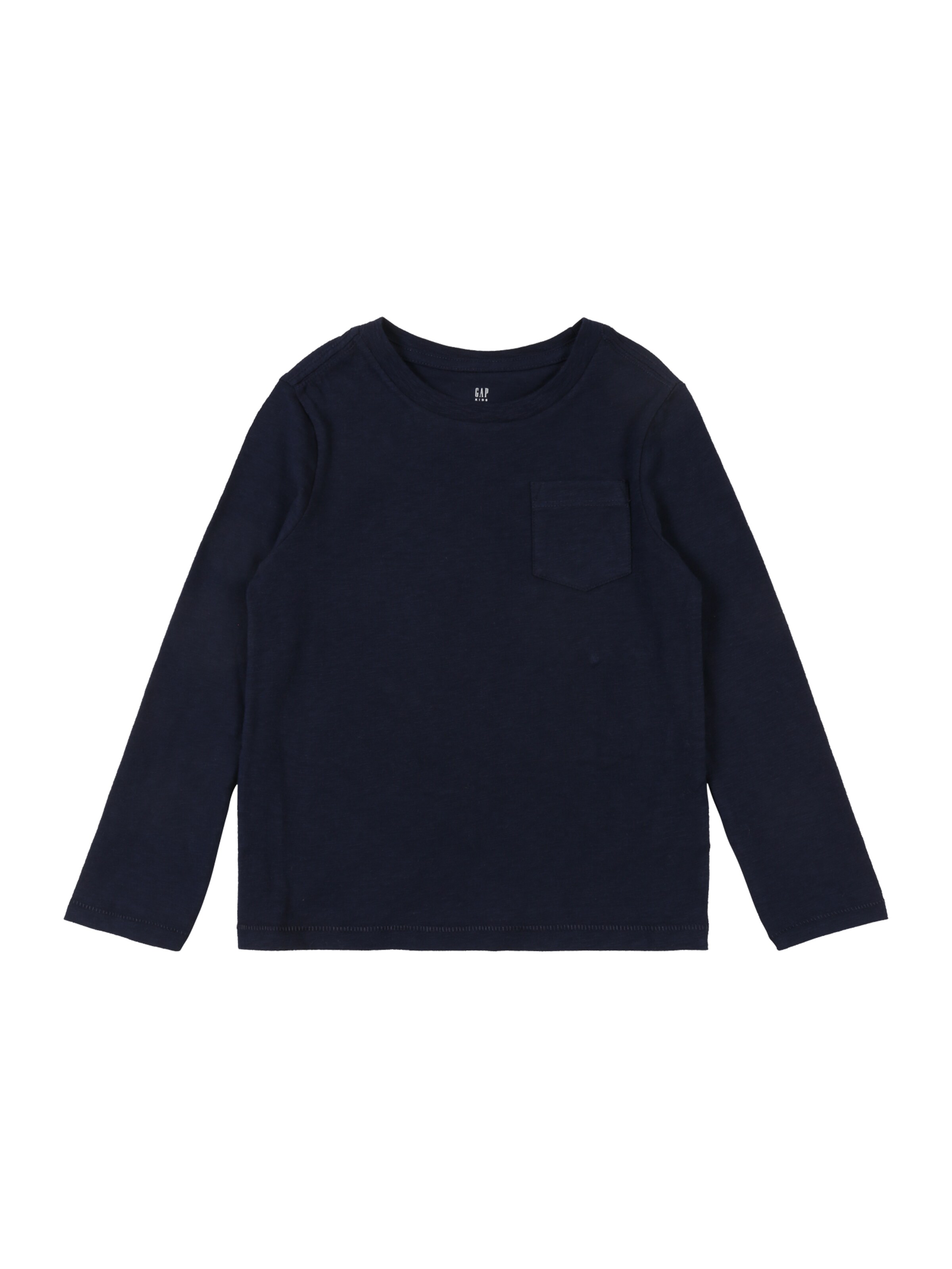 GAP - Shirt 'LS POCKET TEE' in de kleur Navy