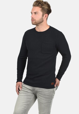 BLEND Sweatshirt 'Francisco' in Zwart: voorkant