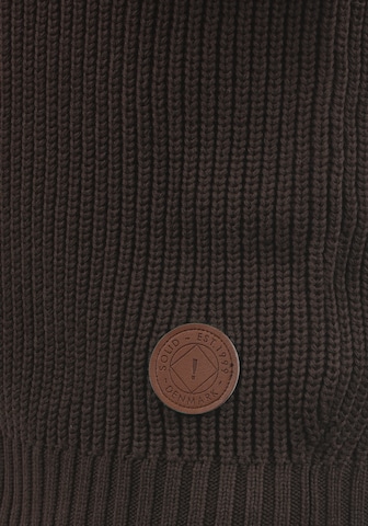 !Solid Knit cardigan 'Xenos' in Brown