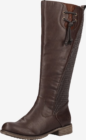 Bottes Rieker en marron : devant